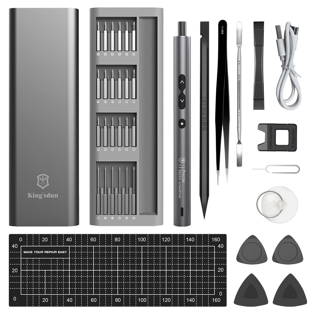 mini electric screwdriver set ergonomic design